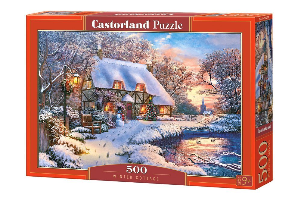 Pusle "Winter Cottage" Castorland, 500 tk цена и информация | Pusled | kaup24.ee