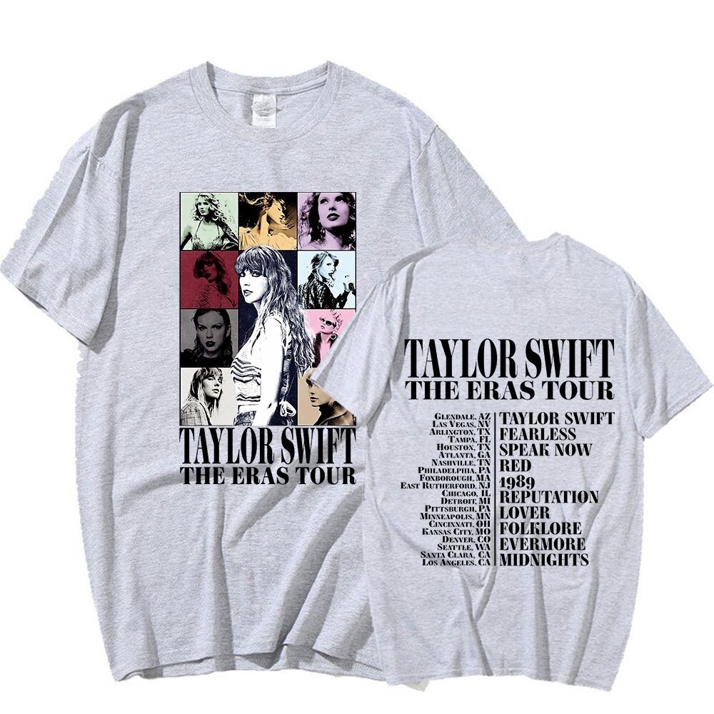 Taylor Swift The Eras Tour International naiste meeste kaelusega T-särk,3XL hind ja info | Naiste pluusid, särgid | kaup24.ee