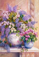 Pusle Castorland Puzzle Lilac Flowers, 1500 tk цена и информация | Пазлы | kaup24.ee