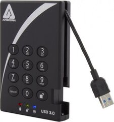 HDD ext. 2,5 1TB Apricorn Aegis Padl. цена и информация | Жёсткие диски (SSD, HDD) | kaup24.ee