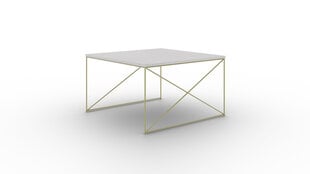 Журнальный столик ADRK Furniture Nelia, песочный/золотистый цена и информация | Журнальные столики | kaup24.ee