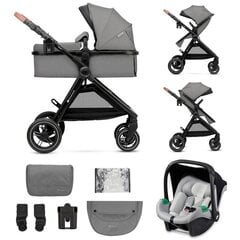 Универсальная коляска Kinderkraft Esme 3в1, Moonlight Grey цена и информация | Коляски | kaup24.ee