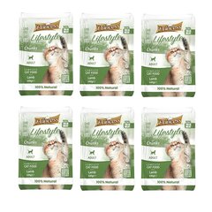 Konserv kassidele kotis PRINCESS Lifestyle Chunks Lamb, 6 x 100 g hind ja info | Konservid kassidele | kaup24.ee