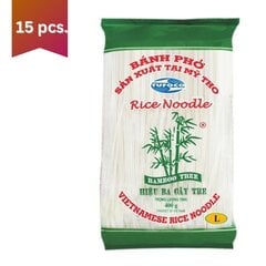 Riisinuudlid Bamboo Tree 5 mm, 15 x 400g hind ja info | Makaronid | kaup24.ee