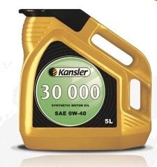 Kansler синтетическоe моторноe маслo 30 000 SAE 0W-40 API SM/CF 1л. цена и информация | Моторные масла | kaup24.ee