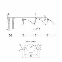 GLOBUS Puu- ja vineerisaag 260x30x68 / -5° negatiivne / tiirulisaag hind ja info | Elektrilised saed, mootorsaed ja tarvikud | kaup24.ee