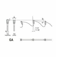 GLOBUS saag 210x30x52Z / süvistatud saag MDF- ja puitlaastplaatide jaoks hind ja info | Elektrilised saed, mootorsaed ja tarvikud | kaup24.ee