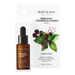 Mary&amp;May Idebenone+Blackberry Complex Serum 10ml - MINI SIZE pinguldav näoseerum цена и информация | Сыворотки для лица, масла | kaup24.ee