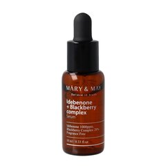 Mary&amp;May Idebenone+Blackberry Complex Serum 10ml - MINI SIZE pinguldav näoseerum hind ja info | Näoõlid, seerumid | kaup24.ee