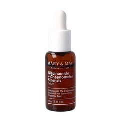 Mary&amp;May Niacinamide + Chaenomeles Sinensis Serum 10ml - Helendav näoseerum niatsiinamiidiga MINI SIZE hind ja info | Näoõlid, seerumid | kaup24.ee