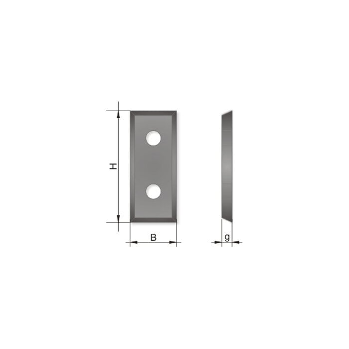 GLOBUS HM asendustera 4 tera 29,5x12x1,5 mm / puit / 1 tk. цена и информация | Freesid | kaup24.ee