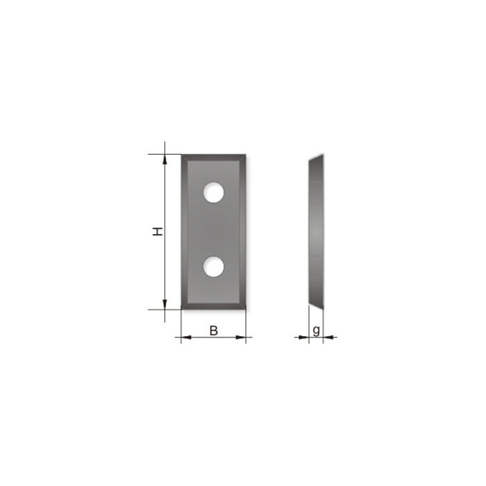 GLOBUS HM asendustera 4 tera 39,5x12x1,5 mm / puit / 1 tk. цена и информация | Freesid | kaup24.ee