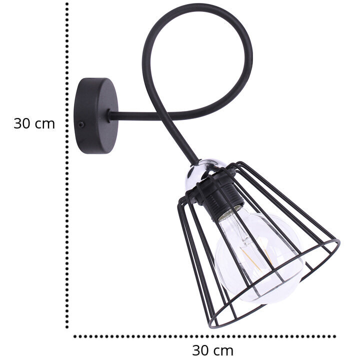 LightHome seinale paigaldatav Edison цена и информация | Seinavalgustid | kaup24.ee