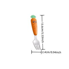 '1 шт./1 комплект креативной посуды с морковью из мультфильма' цена и информация | Столовые приборы | kaup24.ee