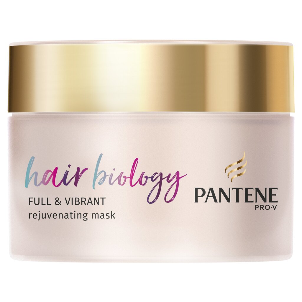 Mask kahjustatud juustele PANTENE BIOLOGY Full & Vibrant 160 ml hind ja info | Maskid, õlid, seerumid | kaup24.ee