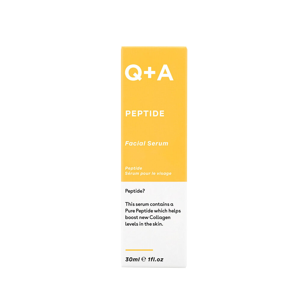 Q+A - Peptide Facial Serum, 30ml - revitaliseeriv seerum peptiididega. hind ja info | Näoõlid, seerumid | kaup24.ee