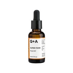 Q+A - Super Food Facial Oil, 30ml - elustava näoõli. hind ja info | Näoõlid, seerumid | kaup24.ee