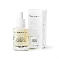 Transparent Lab - Gentle Rejuvenation Serum, 30 ml - noorendav ja kortse vähendav seerum. hind ja info | Näoõlid, seerumid | kaup24.ee