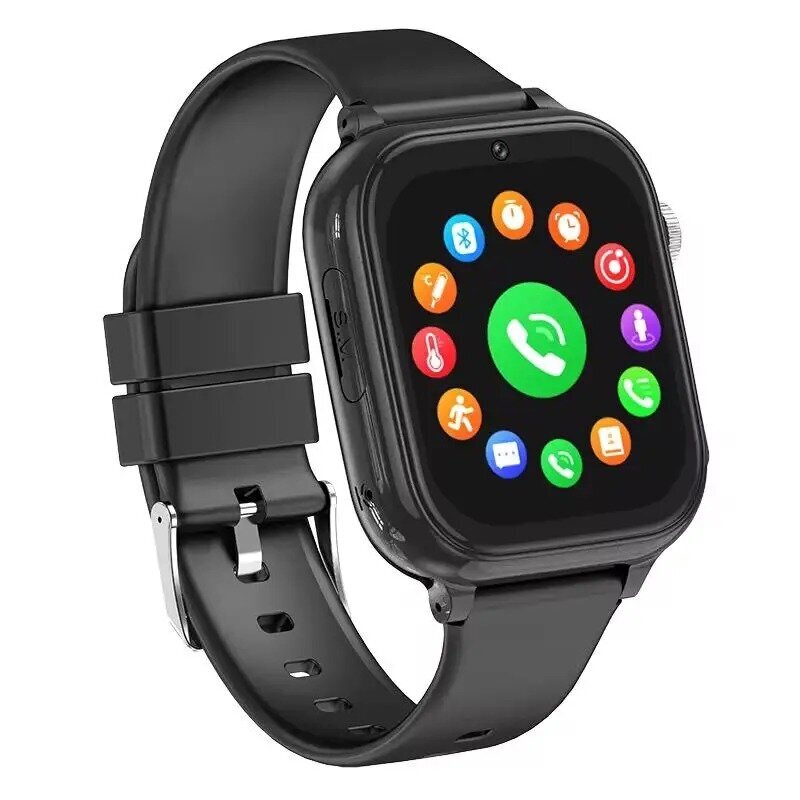 Happyjoe QSmart Black, 4G, videokõne + kaks käevõru hind ja info | Nutikellad (smartwatch) | kaup24.ee