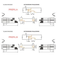 GLOBUS Seinaplaatide komplekt HM 160x40x6Z H17-21 mm / profiil A hind ja info | Freesid | kaup24.ee