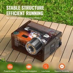 Воздушный компрессор Vevor, 30Mpa/4500PSI, AC120V, 500W цена и информация | Компрессоры | kaup24.ee