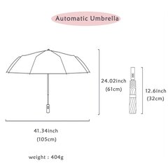 'Супер большой и прочный противоштормовой зонтик с десятью костями, складной зонт от солнца для мужчин и женщин' цена и информация | Зонты, маркизы, стойки | kaup24.ee
