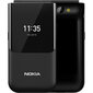 Mobiiltelefon Nokia 2720 Flip, 4 GB, Dual SIM, Must hind ja info | Telefonid | kaup24.ee