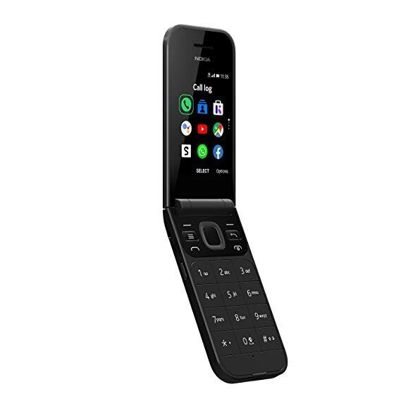 Mobiiltelefon Nokia 2720 Flip, 4 GB, Dual SIM, Must цена и информация | Telefonid | kaup24.ee