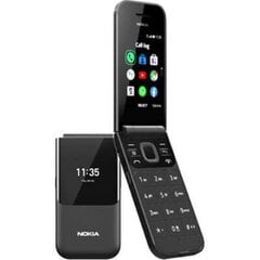 Mobiiltelefon Nokia 2720 Flip, 4 GB, Dual SIM, Must kaina ir informacija | Telefonid | kaup24.ee