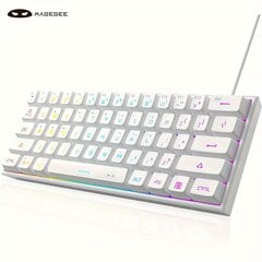 'Magee ts91 mini 60% игровая/офисная клавиатура' цена и информация | Клавиатуры | kaup24.ee