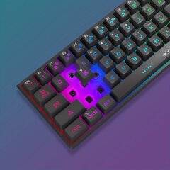 'Magee ts91 mini 60% игровая/офисная клавиатура' цена и информация | Клавиатуры | kaup24.ee