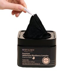 Mary&amp;May Premium Idebenon Blackberry Complex Ampoule Mask 20ea - noorendavad ja taastavad lehtmaskid цена и информация | Маски для лица, патчи для глаз | kaup24.ee