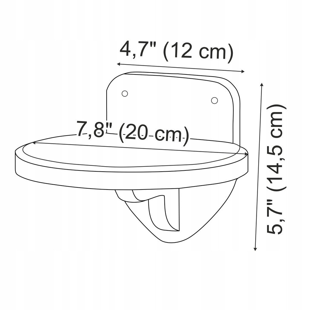 Kasside ronimisaste RshPets, 20 cm, liivavärvi цена и информация | Kassi kraapimispuud | kaup24.ee