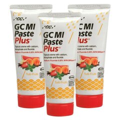 Зубная паста GC Mi Paste Plus Жидкая эмаль с фтором Tutti-Frutti 35 мл (3 шт.) цена и информация | Для ухода за зубами | kaup24.ee