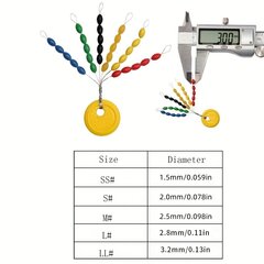 '30 шт./компл. овальные космические бобы' цена и информация | Поплавки | kaup24.ee