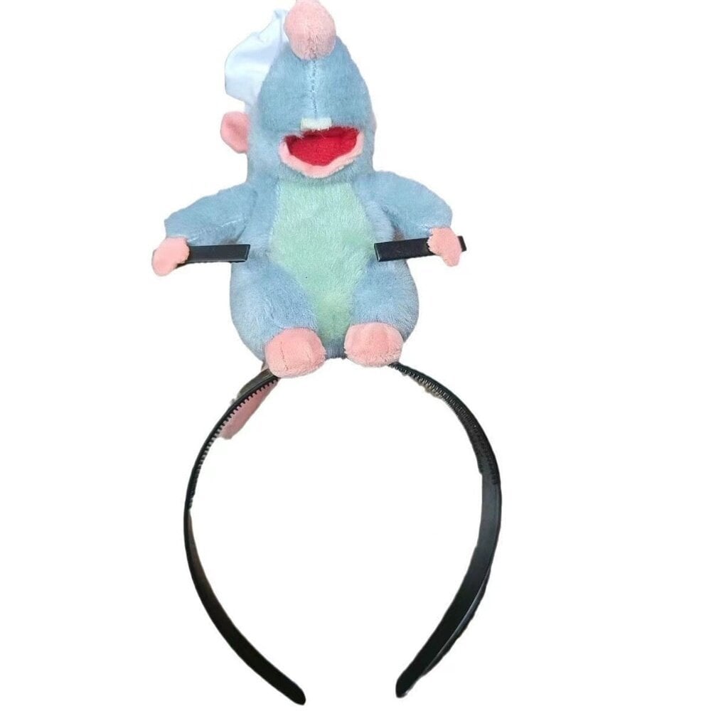 Ratatouille Plush Doll juuksepael Näopesu meik Laia äärega peapael Juuksenõel Peakate Loovus Tüdrukutele Mänguasjad Kingitused цена и информация | Juuste aksessuaarid | kaup24.ee