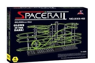 Светящаяся в темноте дорожка для шариков Spacerail, уровень 4, 72 x 34 x 36 см  ProLine цена и информация | Конструкторы и кубики | kaup24.ee