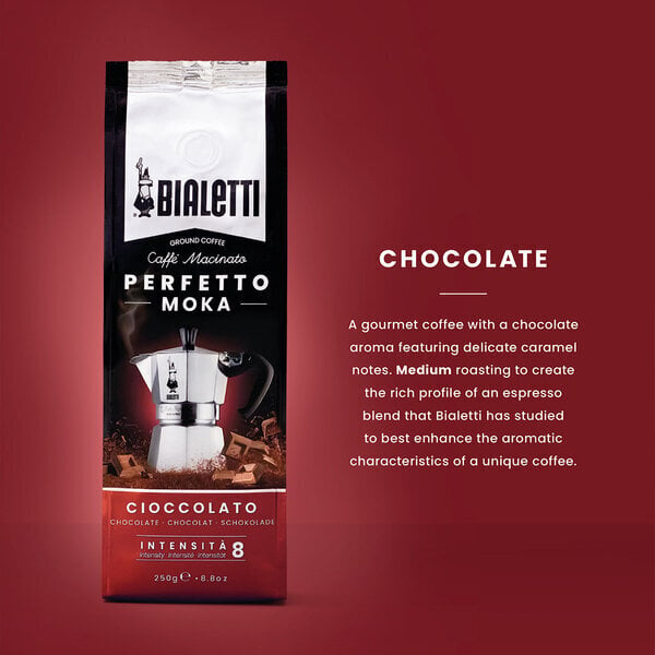 Bialetti Cioccolato jahvatatud kohv, 250 g hind ja info | Kohv, kakao | kaup24.ee