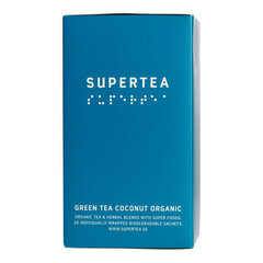 Organic Supertea - Зеленый чай Teministeriet с кокосом - 20 пакетиков цена и информация | Чай | kaup24.ee