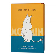 Teministeriet Moomin Bilberry roheline tee, 20 tk hind ja info | Tee | kaup24.ee