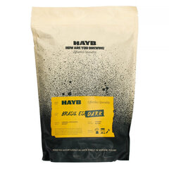 HAYB Brasil Dark Espresso jahvatatud kohv, 1 kg hind ja info | Kohv, kakao | kaup24.ee