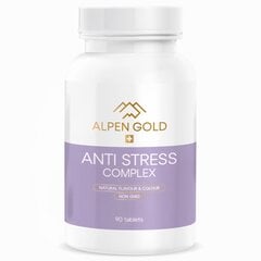 Toidulisand Alpen Gold Anti-Stress Complex, 90 tabletti hind ja info | Vitamiinid, toidulisandid, preparaadid tervise heaoluks | kaup24.ee