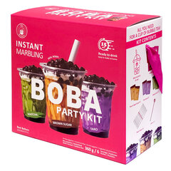 Valmis marmorist mulliga teeõhtukomplekt 6 inimesele, Boba Party Kit, O's Bubble, 6x60g hind ja info | Tee | kaup24.ee