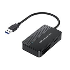 Mälukaardilugeja USB 3.0 4in1 SD TF CF MS välkmälukaardi adapter hind ja info | USB jagajad, adapterid | kaup24.ee