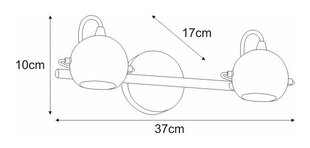 Seinalamp V-8002/2 WH hind ja info | Seinavalgustid | kaup24.ee