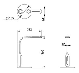 Laualamp V-BL1072 цена и информация | Настенный светильник Конусы | kaup24.ee