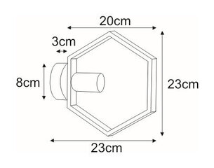 Seinalamp V-4725 цена и информация | Настенный светильник Конусы | kaup24.ee