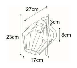 Seinalamp V-3772 hind ja info | Seinavalgustid | kaup24.ee