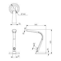 Laualamp V-BL1063 hind ja info | Laualambid | kaup24.ee