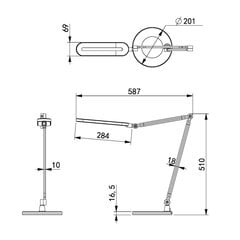 Laualamp V-BL1221 hind ja info | Laualambid | kaup24.ee